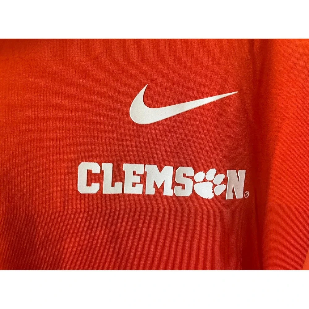 Nike Clemson Tigers Men's Polo Shirt Orange Size XXL